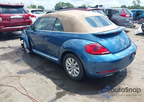 2017 Volkswagen Beetle 1.8T S из США, поврежденный, VIN 3VW517AT9HM802055